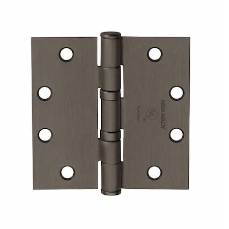 Mckinney Hinges McKinney 4-1/2" x 4-1/2" Square Corner Non Ferrous Standard Weight 5 Knuckle Ball Bearing Hinge # 59 TA231441210B